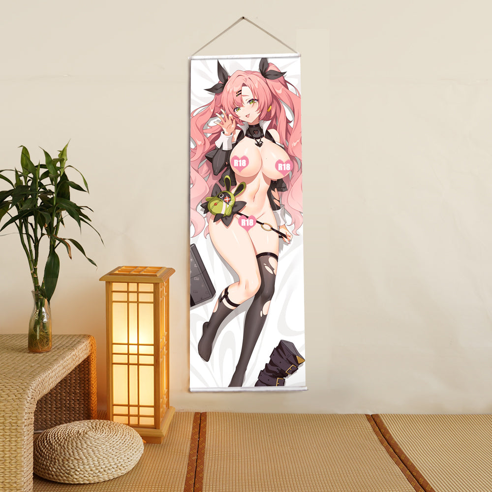 Zenless Zone Zero Nicole girlfriend Anime Digital Printing Wall Scroll