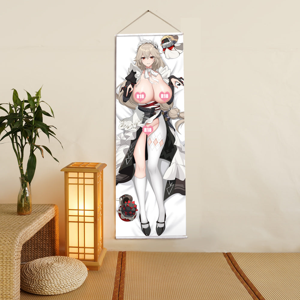 Zenless Zone Zero Alexandrina Sebastiane girlfriend Anime Digital Printing Wall Scroll