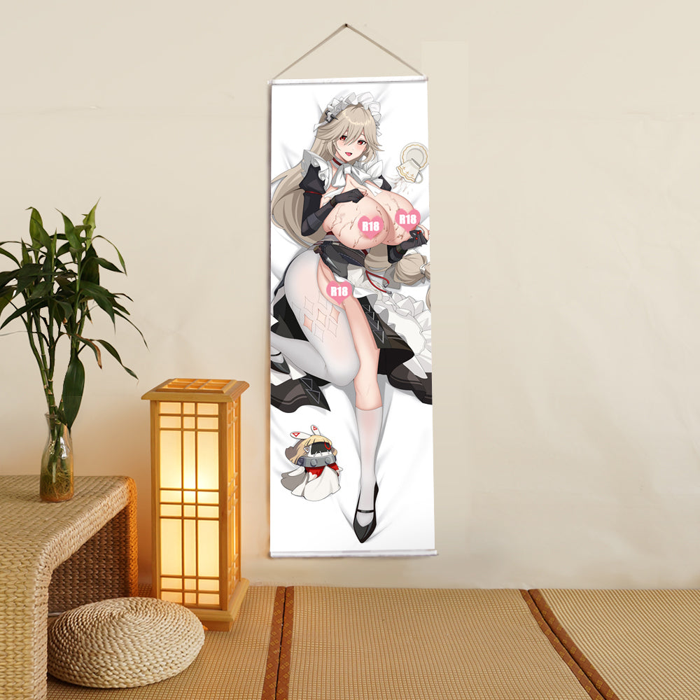 Zenless Zone Zero Alexandrina Sebastiane girlfriend Anime Digital Printing Wall Scroll