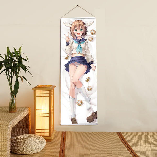 shikanoko nokonoko koshitantan shikanoko noko girlfriend Anime Digital Printing Wall Scroll