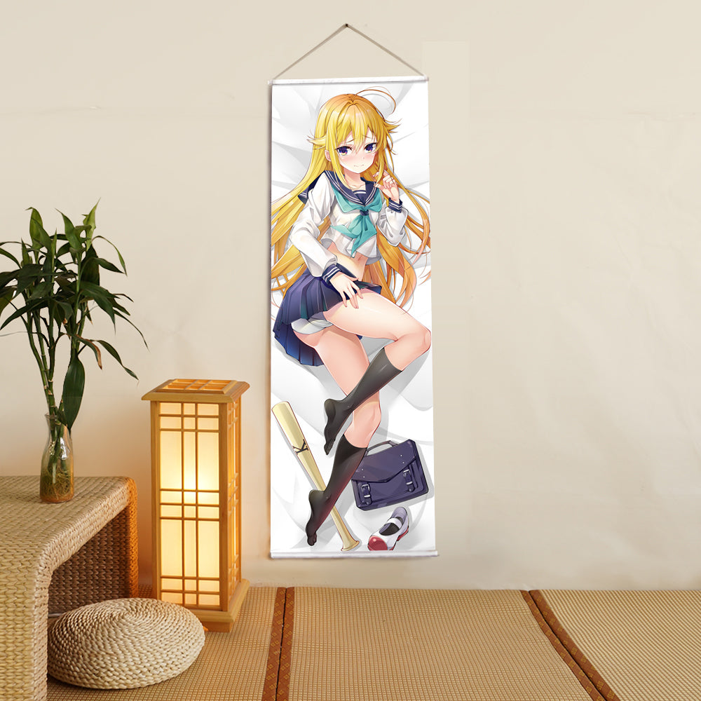 shikanoko nokonoko koshitantan koshitorako girlfriend Anime Digital Printing Wall Scroll