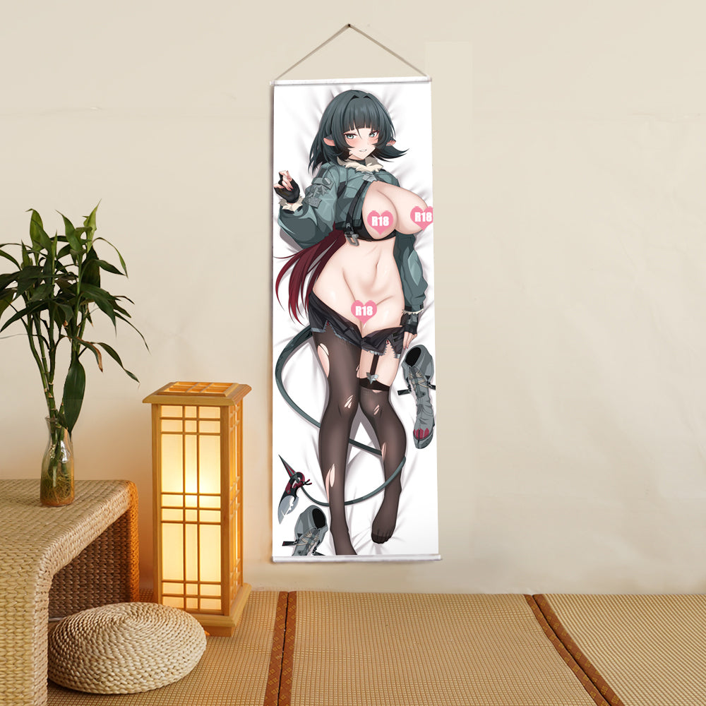 Zenless Zone Zero Jane Doe girlfriend Anime Digital Printing Wall Scroll