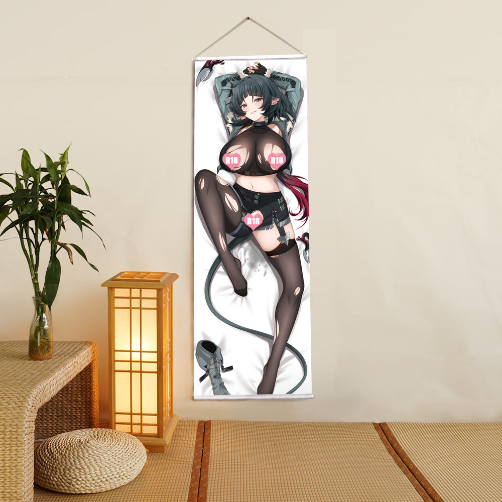 Zenless Zone Zero Jane Doe girlfriend Anime Digital Printing Wall Scroll