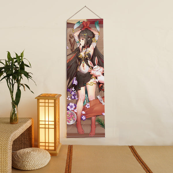 Honkai: Star Rail Lingsha girlfriend Anime Digital Printing Wall Scroll