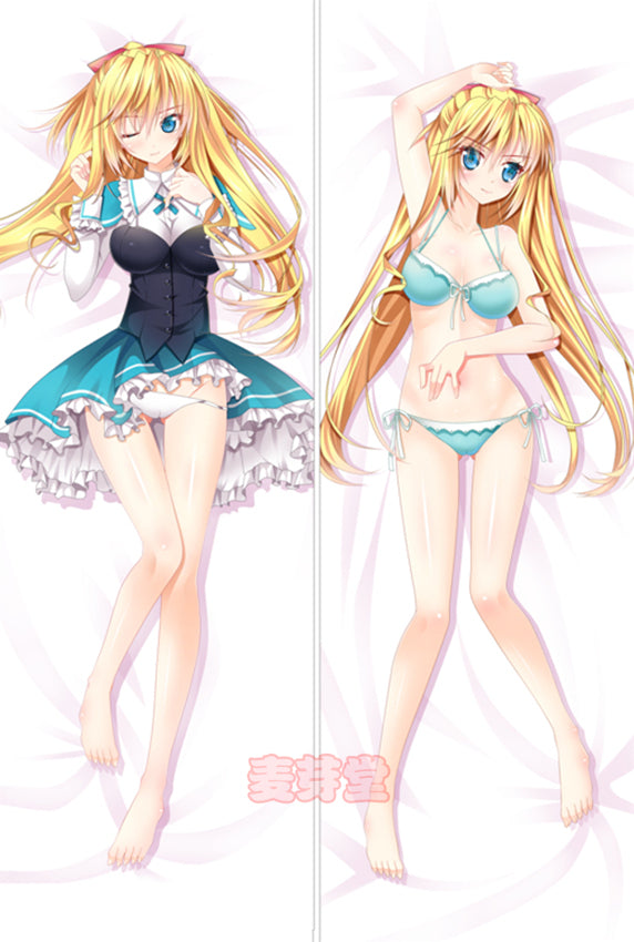 Absolute Duo Dakimakura Pillow Cover Sexy Naked Girl YC0348 YC0349