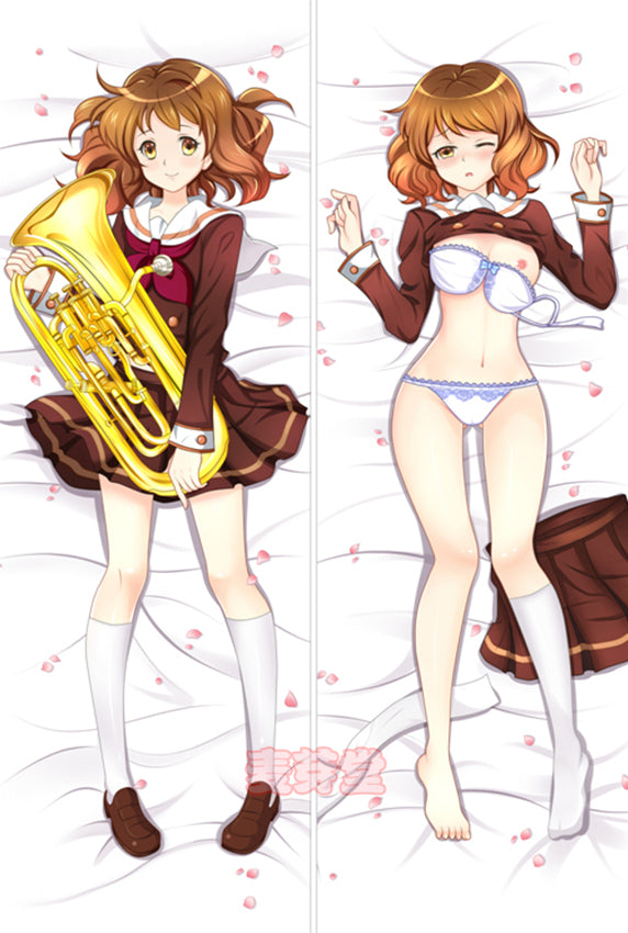 Kumiko Oumae Sound!Euphonium Dakimakura Pillow Cover Sexy Pose Cute Girl YC0385 YC0386