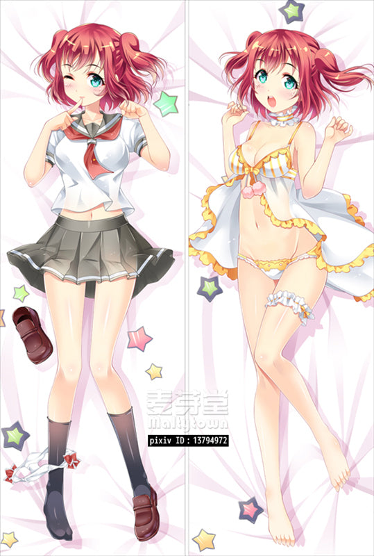 Kurosawa Ruby Love Live Sunshine Dakimakura Pillow Cover Sexy Girl YC0586 YC0587