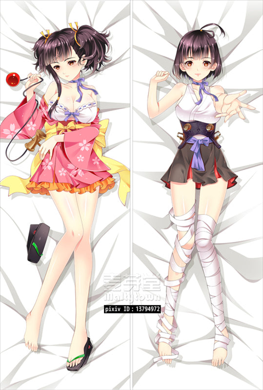 Mumei (Kabaneri of the Iron Fortress) Dakimakura Pillow Cover Sexy Girl YC0563 YC0564