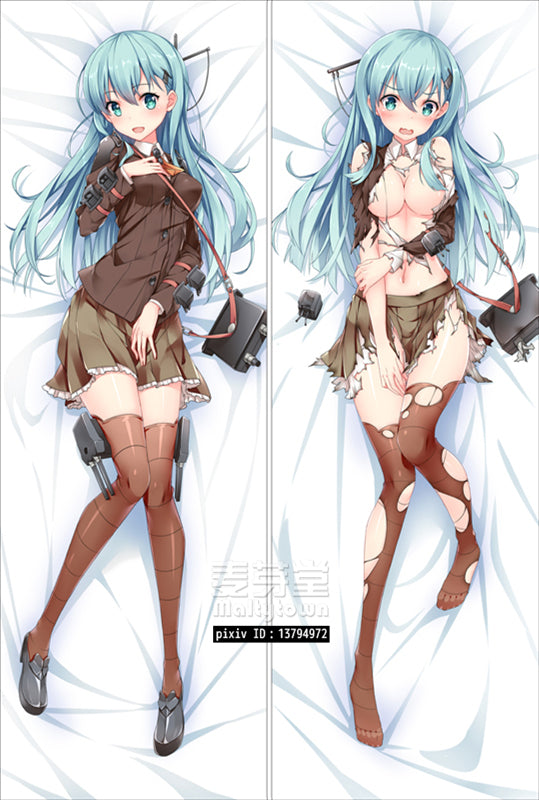 Fleet Girls Kantai Collection Dakimakura Pillow Cover Sexy pose suzuya YC0523 YC0524