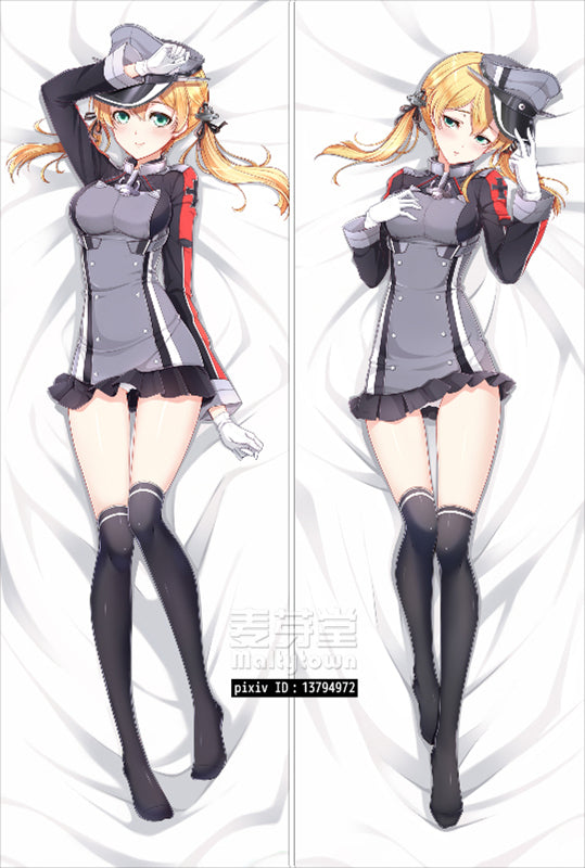 Fleet Girls Kantai Collection Dakimakura Pillow Cover Eugen Sexy pose YC0516 YC0517