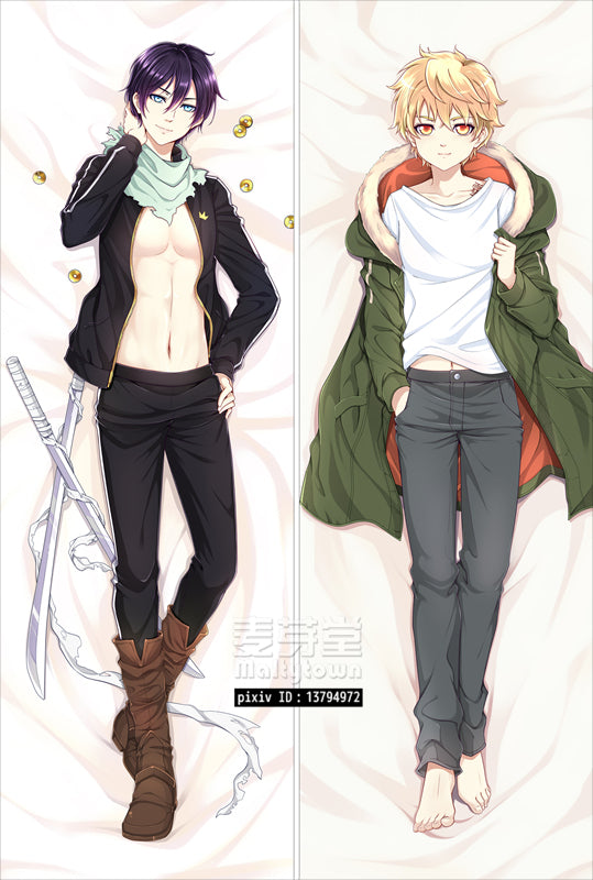 Noragami Dakimakura Pillow Cover Handsome Boy YC0506 YC0507