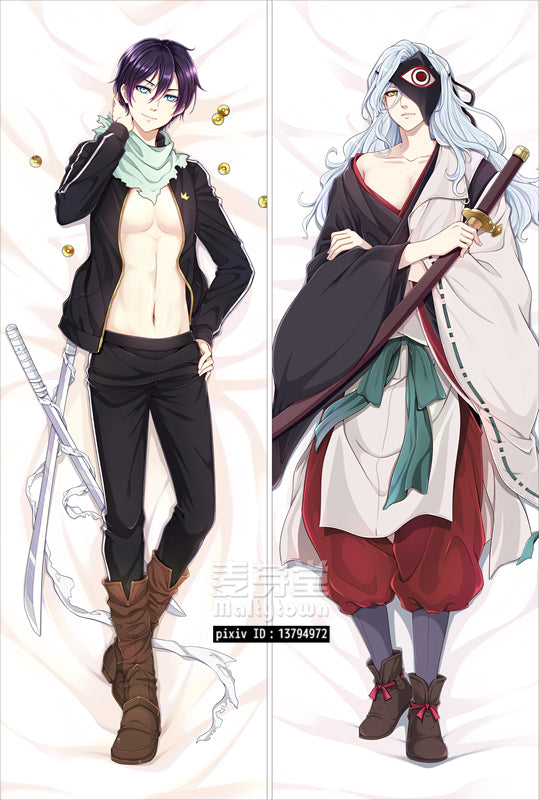 Noragami Dakimakura Pillow Cover Handsome Boy YC0506 YC0507