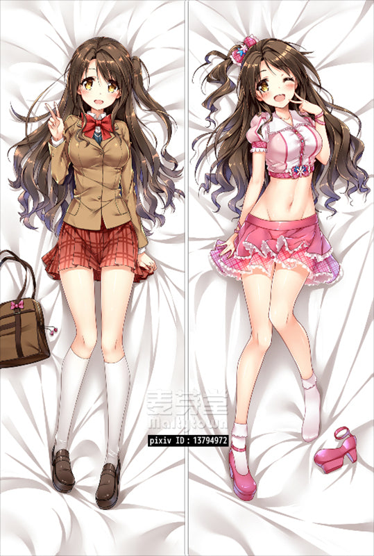 THE IDOLM@STER CINDERELLA GIRLS STARLIGHT STAGE Dakimakura Pillow Cover sexy pose YC0496 YC0497