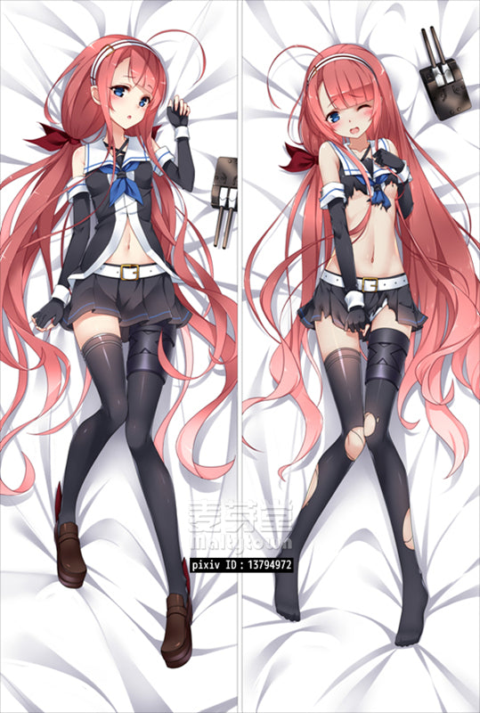 Kawakaze Dakimakura Pillow Cover sexy pose Kantai Collection YC0494 YC0495