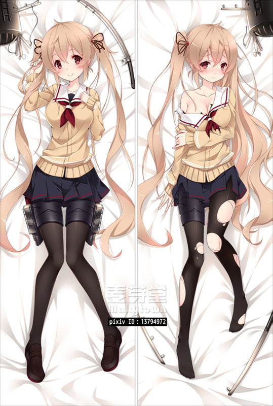 Kantai Collection Murasame Dakimakura Pillow Cover sexy pose barefeet YC0486 YC0487