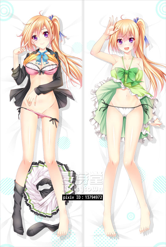 Myriad Colors Phantom World Mai Kawakami Dakimakura Pillow Cover sexy pose YC0527 YC0528