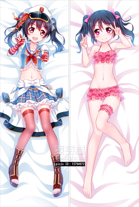 Love Live Niconiconi Dakimakura Pillow Cover sexy pose YC0464 YC0465