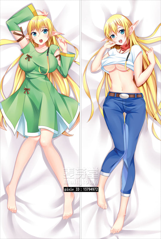 Gate Where the JSDF Fought Tuka Luna Marceau Dakimakura Pillow Cover sexy pose huge breasts YC0459 YC0463