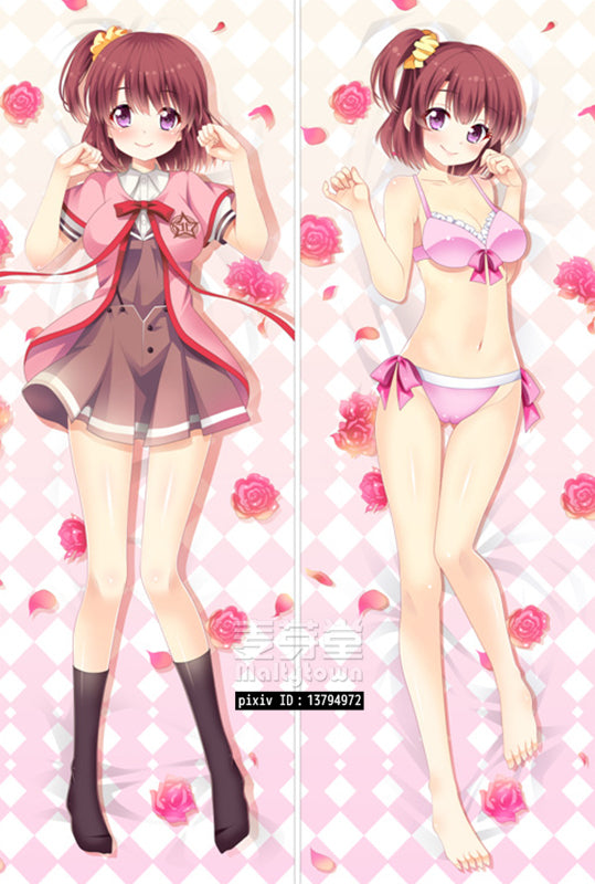 Nonoka Komiya Sora no Method Dakimakura Body Pillow Cover YC0318 YC0319