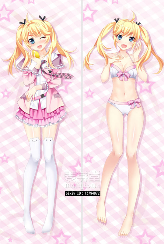 The Fruit of Grisaia Dakimakura Body Pillow Cover Naked Girl YC0304 YC0305