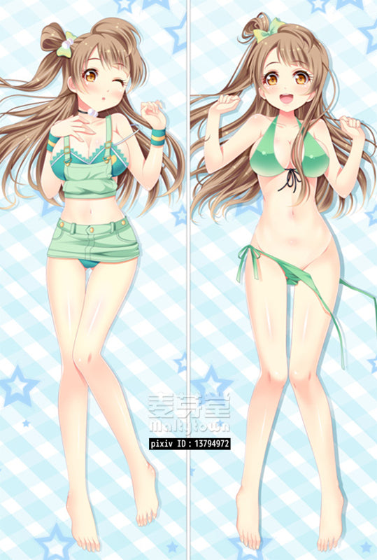 Love Live Minami Kotori Dakimakura Body Pillow Cover Cute Girl YC0265 YC0266