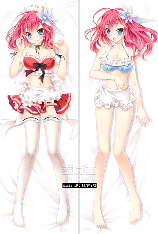 Stephanie Dola NO GAME NO LIFE sexy pose Dakimakura Body Pillow Cover Cute Girl YC0252 YC0253