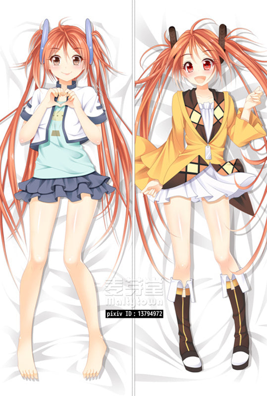 Black Bullet Enju Aihara bare feet Dakimakura Body Pillow Cover Cute Girl YC0238 YC0239