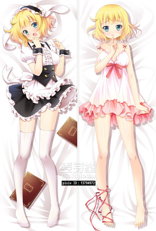 Is the order a rabbit Dakimakura Body Pillow Cover Cute Girl Kilimanjaro YC0221 YC0222