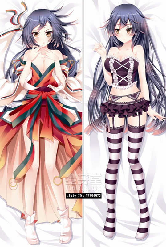 Tokyo ravens sexy pose Dakimakura Body Pillow Cover Cute Girl completely naked YC0185 YC0186