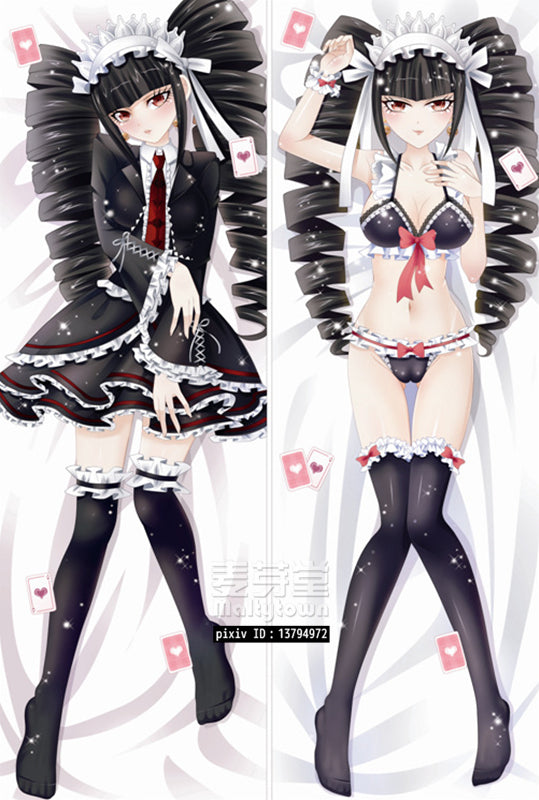 Danganronpa Dakimakura Body Pillow Cover celestia ludenberg YC0131 YC0132