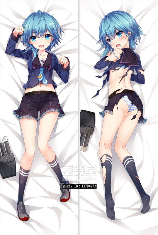 Minazuki Dakimakura Body Pillow Cover Azur Lane Small Breasts YC0600 YC0601