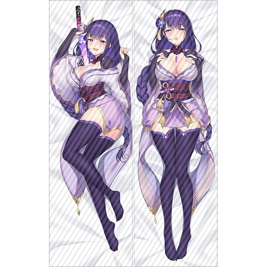 Genshin Impact digital printing Anime dakimakura Raiden Shotgun body pillow cover YC1021 YC1022