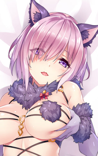 Fate/Grand Order Dakimakura Pillow Cover sexy pose large breasts Mashu Kyrielight YC0616 YC0617