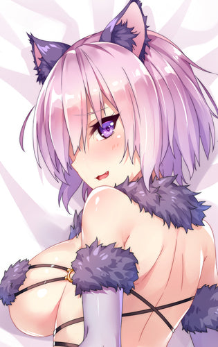 Fate/Grand Order Dakimakura Pillow Cover sexy pose large breasts Mashu Kyrielight YC0616 YC0617