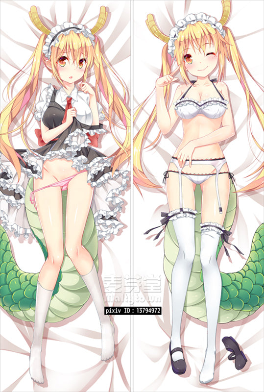 Miss Kobayashi's Dragon Maid Dakimakura Pillow Cover Dragon girl YC0636 YC0637