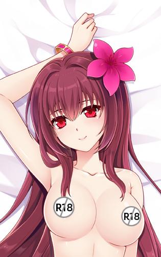 Fate Grand Order Dakimakura Pillow Cover Scáthach Swmisuit YC0640 YC0641