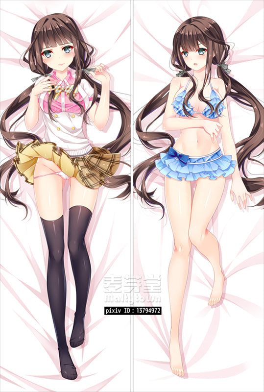 Masamune-kun's Revenge Dakimakura Pillow Cover large breasts Aki Adagaki YC0642 YC0643 YC0644