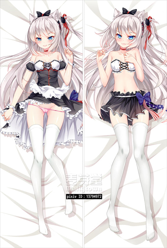 Azur Lane Dakimakura Pillow Cover Micromastia Cute Girl YC0690 YC0691
