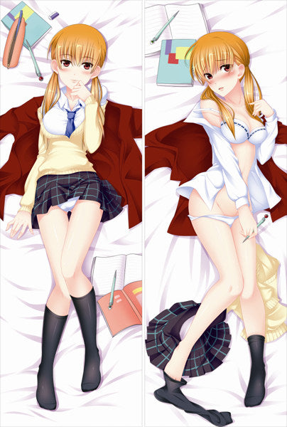 My little monster Sexy Dakimakura Pillow Cover Mizutani Shizuku Small breast YC037 YC038