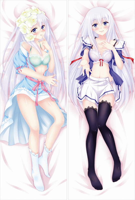 My Girlfriend and Childhood Friend Fight Too Much Dakimakura Pillow Cover summer river YC045 YC046