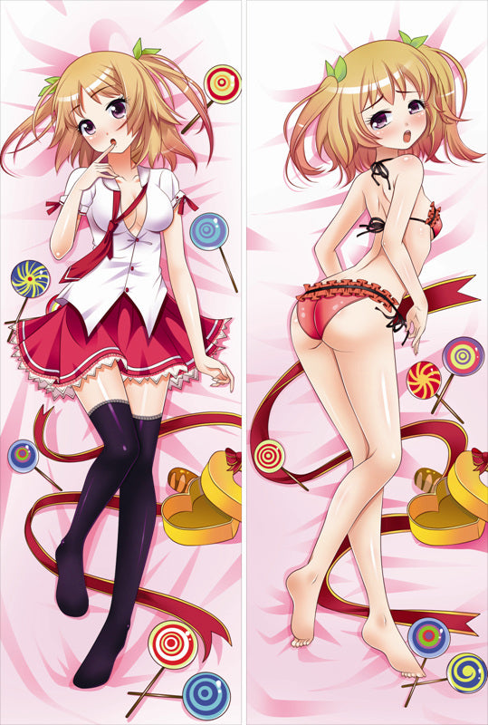 My Girlfriend and Childhood Friend Fight Too Much Dakimakura Pillow Cover Thousand Japan YC047 YC048