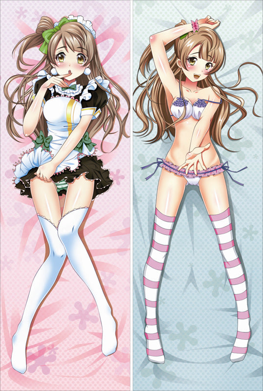 Love Live Dakimakura Pillow Cover Minami Kotori Cute Maid outfit YC061 YC062