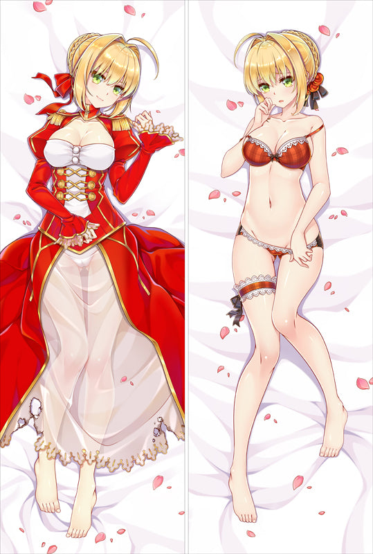 Fate Grand Order Dakimakura Pillow Cover Nero Claudius Caesar Augustus Germanicus YC0715 YC0716 YC0717