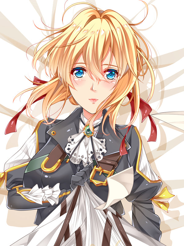 Violet Evergarden large breasts Black stockings Dakimakura Pillow Cover YC0724 YC0725