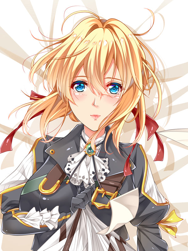 Violet Evergarden large breasts Black stockings Dakimakura Pillow Cover YC0724 YC0725