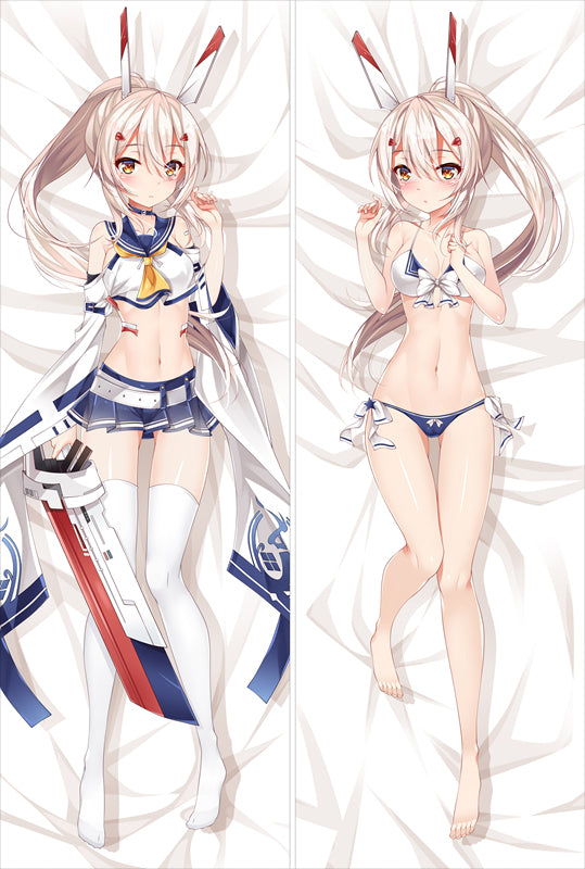 Azur Lane Dakimakura Pillow Cover barefoot  swimsuit Micromastia YC0745 YC0746