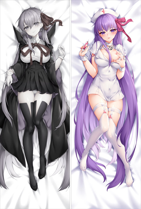 Fate/GrandOrder BB Dakimakura Pillow Cover large breasts nurse YC0776 YC0777