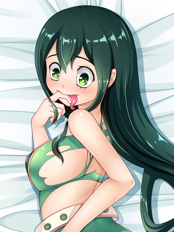 Tsuyu Asui Dakimakura Pillow Cover My Hero Academia Sexy Pose YC0784 YC0785