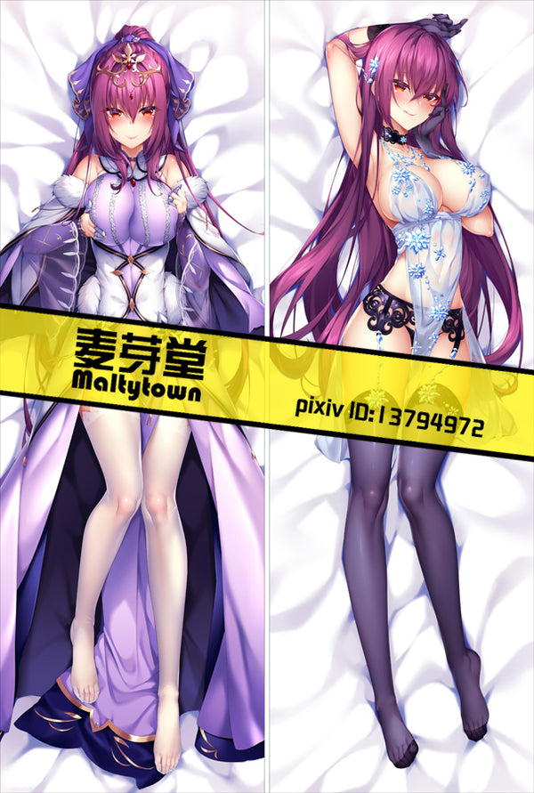 Fate/GrandOrder Dakimakura Pillow Cover royal icing Huskar Skadi YC0828 YC0829
