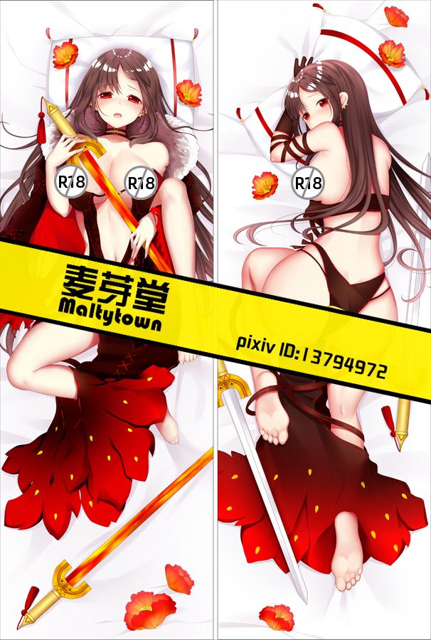 FateGrandOrder Yu Mei Ren Dakimakura Pillow Cover sexy pose YC0846 YC0847